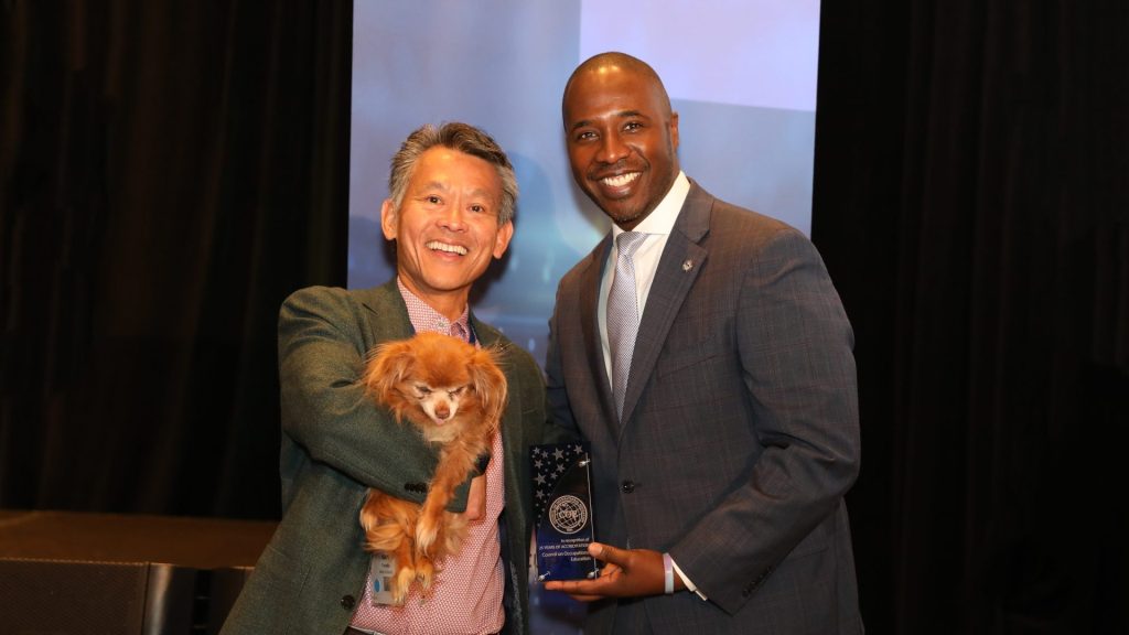 Gary Yasuda with Executive Director of CEO Dr. Kirk Nooks