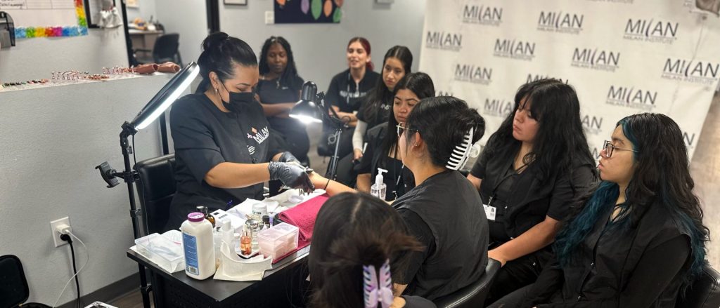 Las Vegas Open House demonstrates nail tech skills